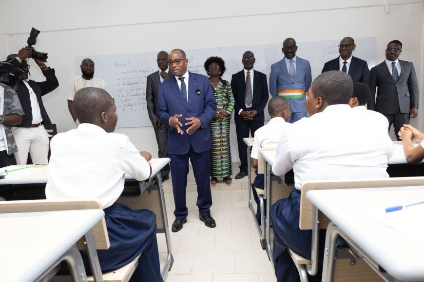 Rentrée scolaire 2026-2027 : N'Guessan Koffi sur le terrain pour vérifier le démarrage effectif des cours
