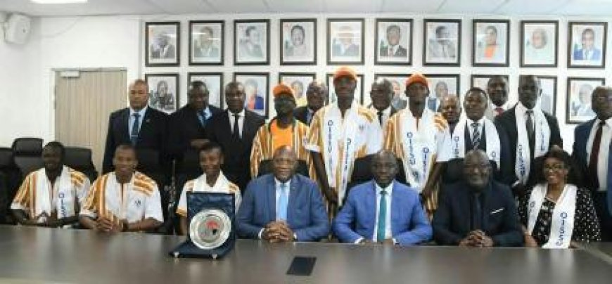 Jeux Universitaires Africains : Les médaillés ivoiriens reçus par le ministre Adjé Silas Metch