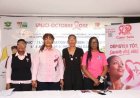 Octobre Rose : L'UNJCI et la ministre Myss Belmonde Dogo font des médias des relais de la lutte contre le cancer