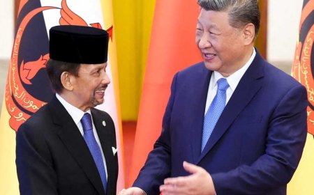 Le président chinois et le sultan de Brunei échangent leurs félicitations à l'occasion du 35e anniversaire de l'établissement des relations diplomatiques