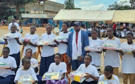 Rentrée scolaire solidaire M’Batto : L’ONG Vision Plus, Espoir de vie offre 200 kits scolaires pour la rentrée