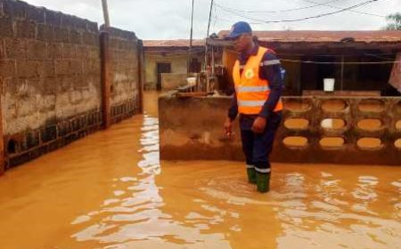 Gagnoa : Une pluie diluvienne provoque des inondations et paralyse plusieurs axes routiers