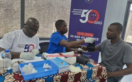 Stress, actualité et cœur fragile : 47 journalistes dépistés gratuitement à l’Institut de Cardiologie d’Abidjan