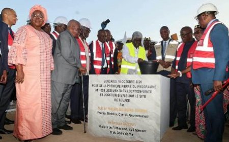 Bouaké : lancement des travaux de 1 520 logements sociaux