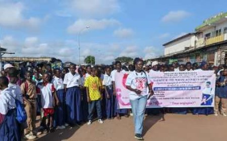 Séguéla : Les élèves marchent pour sensibiliser contre le cancer du sein et du col de l’utérus