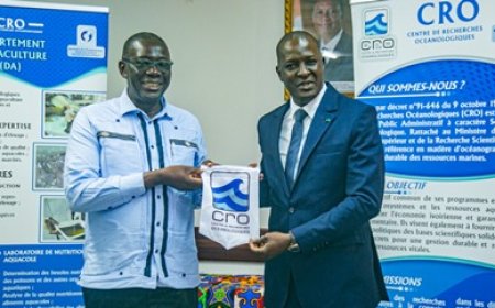 Partenariat stratégique : Le CRO et INTERAQUA s’allient pour impulser l’aquaculture ivoirienne
