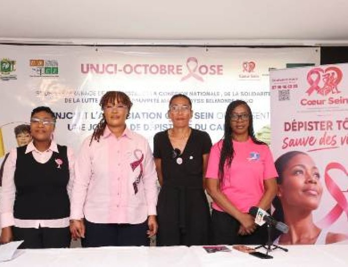Octobre Rose : L'UNJCI et la ministre Myss Belmonde Dogo font des médias des relais de la lutte contre le cancer
