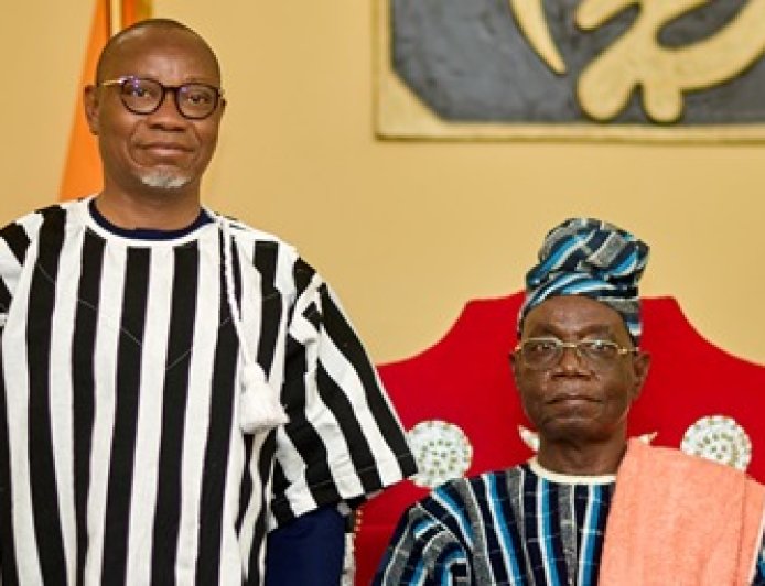 Bouna : Le DG du FGA présente ses civilités au Roi du Bounkani