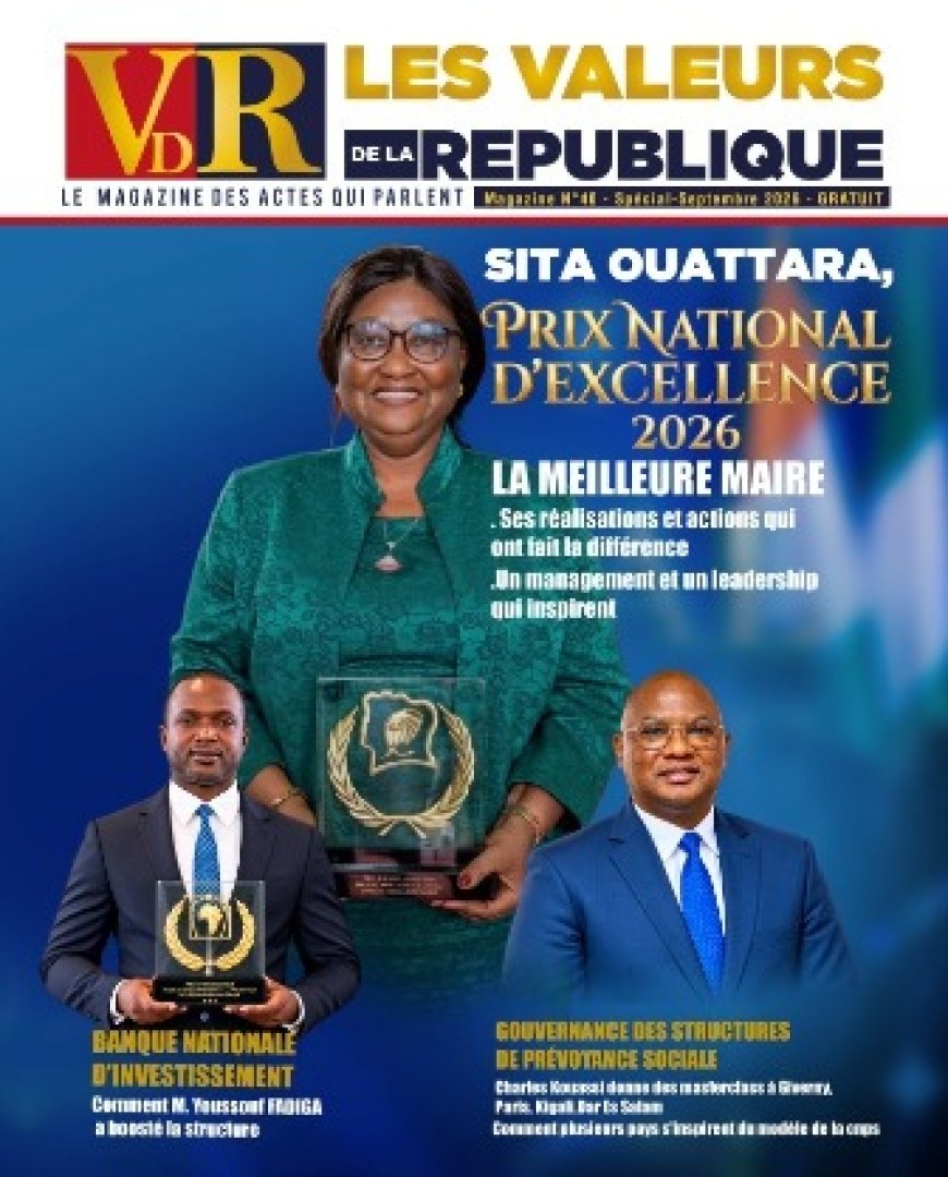 Presse / Après avoir été distinguée meilleure maire : Sita Ouattara se dévoile davantage au magazine « Les valeurs de la République »