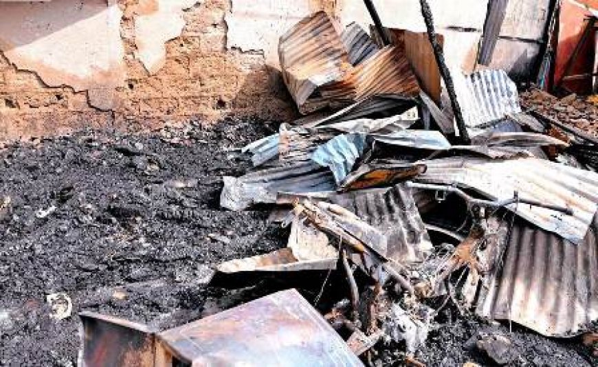Bouaké : Un incendie ravage une dizaine de magasins près de l’hôtel L’Harmattan