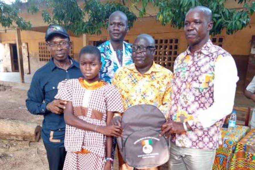Sinématiali : L’OIA offre 40 kits scolaires à des élèves vulnérables