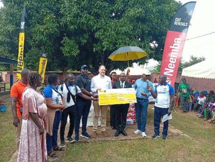 Korhogo : Le Groupe Neemba offre des vivres et des médicaments à des enfants orphelins et vulnérables