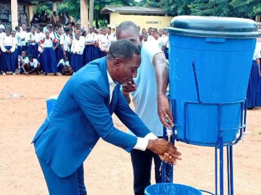 Séguéla : Célébration de la Journée mondiale du lavage des mains au Lycée Moderne Dominique Ouattara