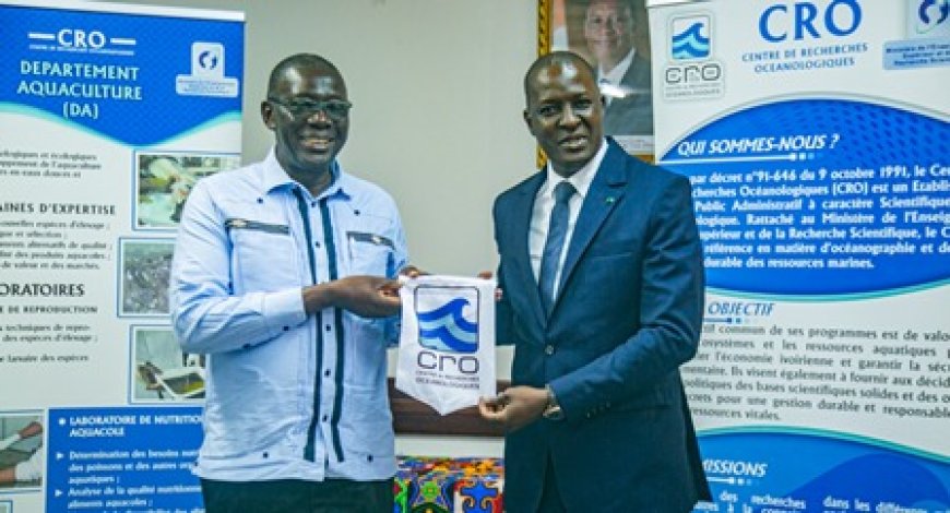Partenariat stratégique : Le CRO et INTERAQUA s’allient pour impulser l’aquaculture ivoirienne